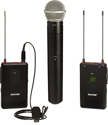 Shure FP125/83SM58 Receptor FP5, bodypack FP1, transmisor FP2/SM58